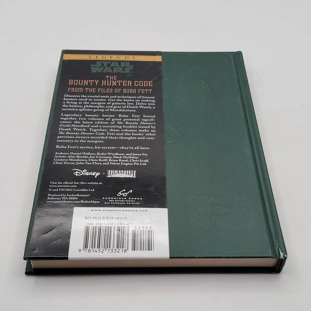 Daniel Wallace The Bounty Hunter Code Hardcover 2021 Boba Fett Lore Good